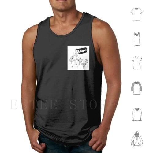 Bride Of Frankenstein Tank Tops Vest Cotton Frankenstein Bride Horror Sketch Monster Movie Universal Halloween Nuts Bolts