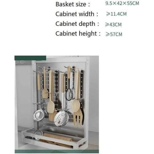 Cestas Colgar En La Ducha Accesorios Organizar Para Armario Mutfak Stainless Steel Organizer Cozinha Rack Kitchen Cabinet Basket