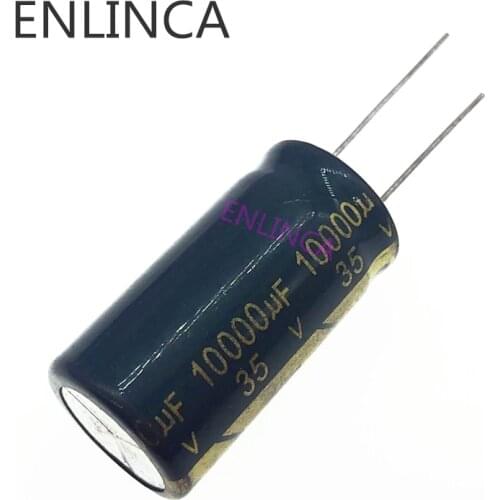 Original T17 Low ESR/Impedance high frequency 35v 10000UF aluminum electrolytic capacitor size 18*35mm 10000UF35V 35V10000UF 20