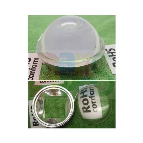 50mm Lens Reflector 50mm Base for 20-100W LED Lamp Blub