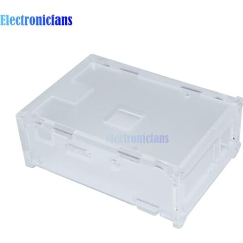 Transparent Clear Acrylic Case Shell Enclosure Computer Box kit for Raspberry Pi