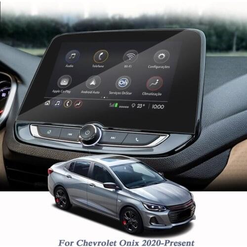 Car Styling GPS Navigation Screen Protect Glass Film For Chevrolet Onix 2020-Present Internal Film Sticker Auto Accessory
