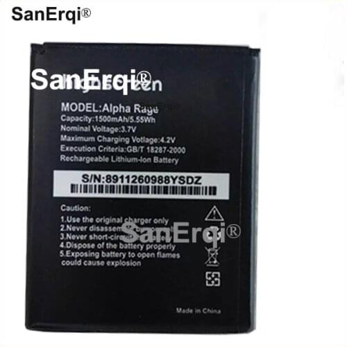 10pcs high quality Alpha Rage Battery For Highscreen Alpha Rage phone Battery