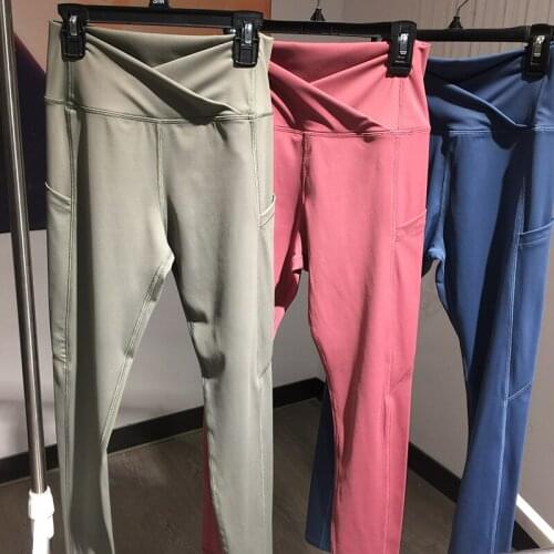 Women Workout Yoga Leggings Solid Color Breathable Leggings Sport Women Fitness Gym Yoga Pants Running Leggings Women
