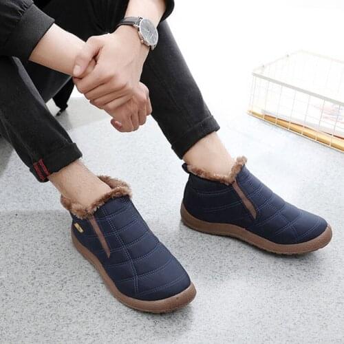 Women Snow Shoes Warm High Quality Short Plush Outside Female Slip On Shallow Plus Size Ladies Footwear Comfort 2021 Winter New