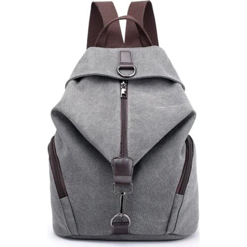 Women Casual Vintage Canvas Backpack Fashion Female School Backpack Ladies work Daypack Bag Rucksack Outdoor Shoulder Backpack