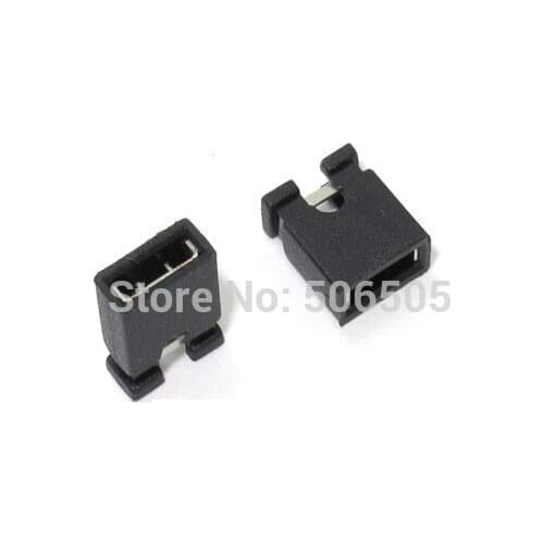 2.54mm Standard Circuit Board Jumper Cap Shunts Short Circuit Cap Computer Jumpers Shunt Cap 2000pcs/lot