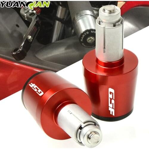 Motorcycle accessories Handlebar Grips Handle Bar Cap End Plugs For SUZUKI GSF 250 600S GSF650 GSF1200 GSF1250 GSF650N BANDIT