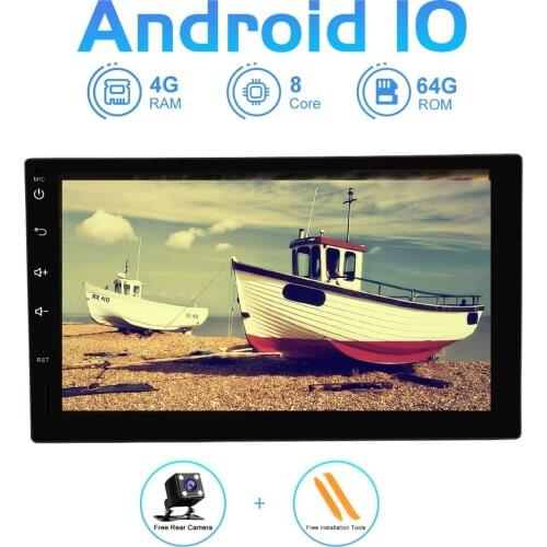 ZLTOOPAI Car Multimedia Player 2 Din Android 10 Universal Standard Car GPS Radio Stereo 8 Core 4 RAM ROM 64GB DVR OBD WIFI NEW