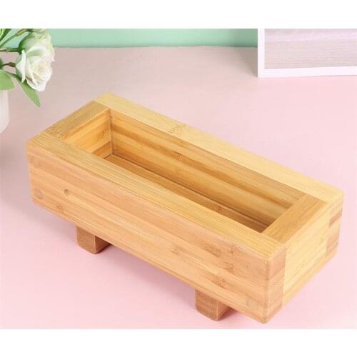 Bamboo Wooden Rectangular Sushi Press Mold Box Sushi Making Kit DIY Sushi Rice Roller Molds Sushi Kitchen Making Tools