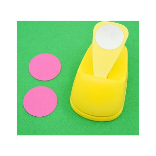 Free shipping 2"(5.0cm) round shape save power EVA foam craft punch DIY greeting card handmade puncher Scrapbook Handmade