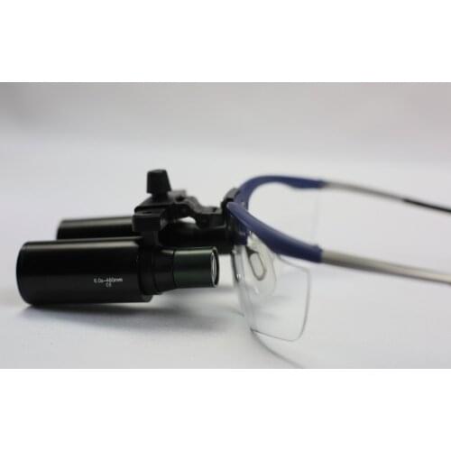 TAOS 6.0X Binocular Type 460mm Dental Loupes Medical Surgical Dentist Loupe Kepler Optical Magnifier Glasses With 4 Work D