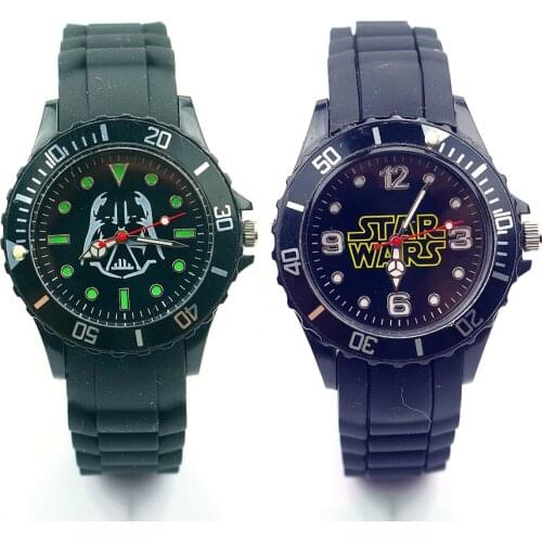 Disney watch movies star wars Quartz watches stormtrooper Darth Vader action figure Toys for Children collection birthday gifts