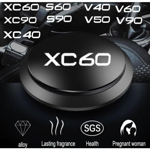 For among as Volvo xc60 Car Air Freshener Instrument Seat Aromatherapy Car-styling Flavor Car Perfume UFO Shape Scent Decor