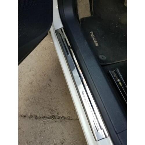 For Volkswagen Vw Tiguan 2010 2011 2012 2013 2014 2015 2016 Stainless Door Sill Scuff Plate Protector Trim Car Styling