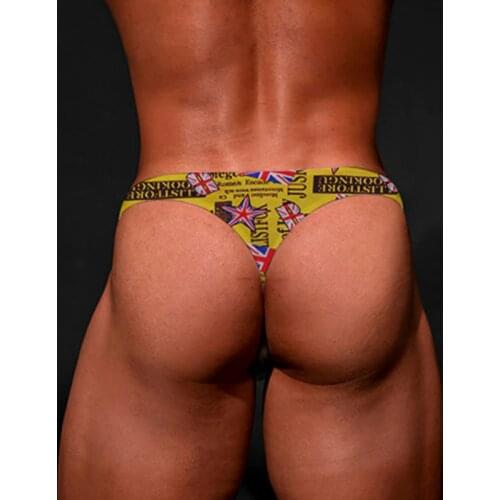 Breathable Cotton Gay Men Sexy Underwear Thong Men Jockstrap Hot Sale Mens Thongs And G Strings Sissy panties AD7301