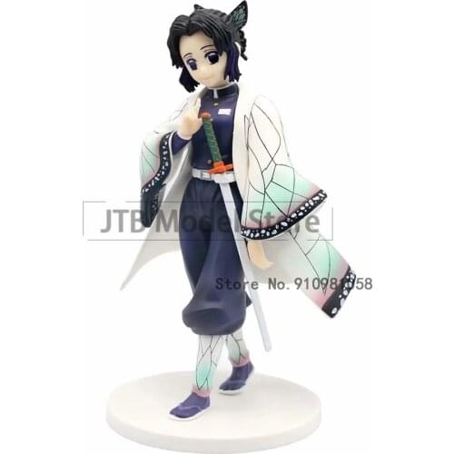 Demon Slayer Anime Action Figure GK Model Kochou Shinobu Figma 23CM ABS Lovely Girl Desktop Decoration Statue Collection Toys