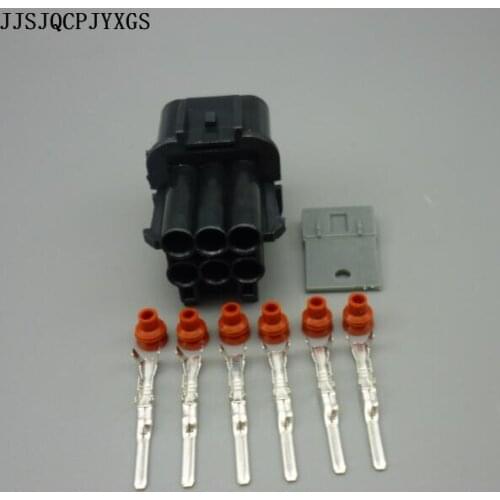 JJSJQCPJYXGS 6 Pin PB625-06027 Female Automotive Waterproof Plastic Electronic Housing Connector Plug
