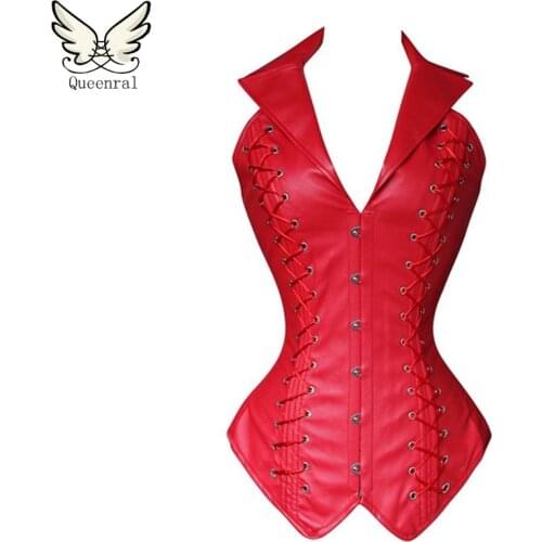 Leather corset waist trainer corsets steampunk sexy overbust armor corset bustiers steampunk clothing corset sexy Straitjacket