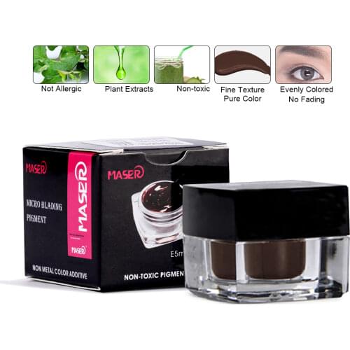 Maser Professional Tattoo Microblading Pigment Professional Eyebrow Micro Tattoo Ink Lips Makeup Tattoo Pigment microblading Ink