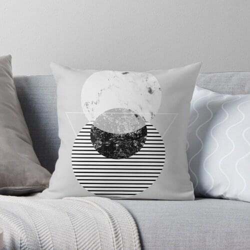 Minimalism 9 Throw Pillow Cushion Cover Polyester throw pillows case on sofa home living room car seat decor 45x45cm