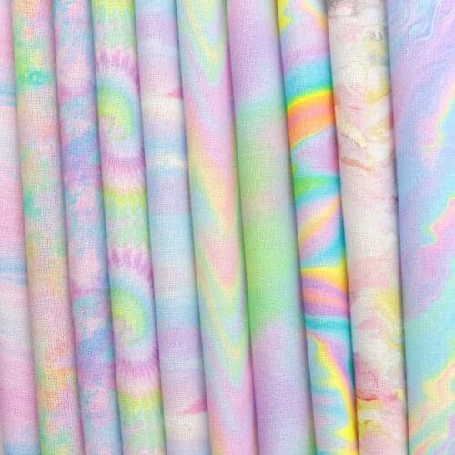 20*20cm Flower Space Patchwork Printed 100% Cotton Set Fabric for Tissue Sewing Quilting Fabrics Needlework DIY,1Yc14667