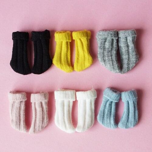 Ob11 thread socks holala socks small cloth Bl ythe girls' Socks 1/12 BJD beauty pig doll socks doll accessories