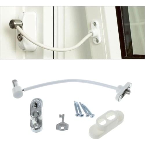Window Door Restrictor Child Baby Safety Security Cable Lock Catch Wire