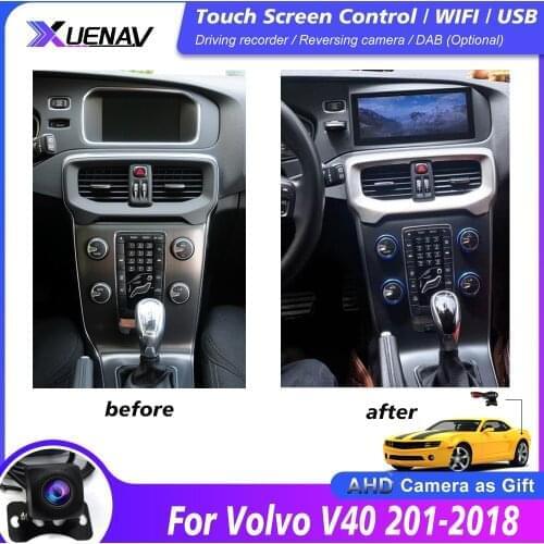 Radio Multimedia Stereo Player for Volvo V40 2011 2012 2013 2014 2015 2016 2017 2018 car 2 Din Android System Auto Car Stereo