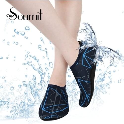 Soumit Summer Beach Shoe Cover Neoprene Breathable Diving Socks Quick Drying Beach Socks Outdoor Water Sports Skid Swimming Sock