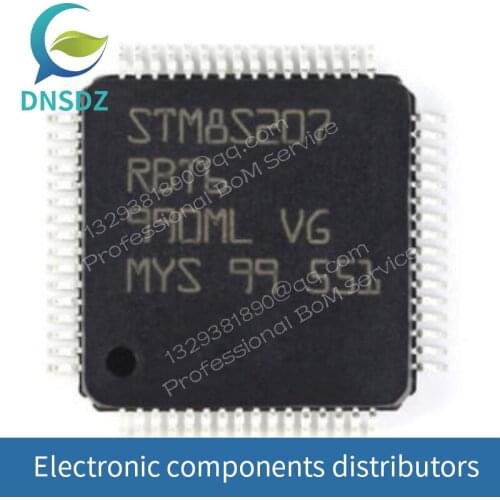 STM8S207RBT6 STM8S207 LQFP-48 16mhz 32KB flash memory 8-bit micro control 100%New 1Pcs