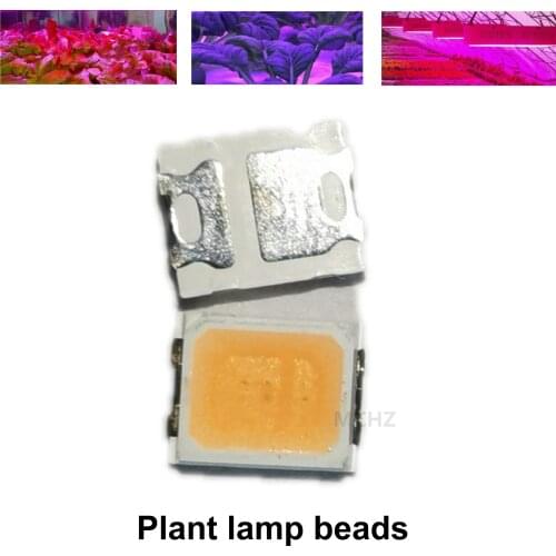200pcs/lot SMD LED 2835 lamp beads highlight 0.5w 150 ma 3V-3.6V Plant lamp beads 640nm light-emitting diode