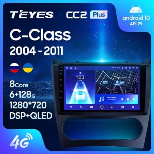 TEYES CC2L CC2 Plus For Mercedes Benz C-Class C Class W203 W209 C180 C200 CL203 C209 A209 2004 - 2011 Car Radio Multimedia Video Player Navigation GPS Android No 2din 2 din dvd
