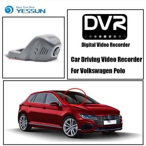 YESSUN HD 1080P Not Reverse Parking Camera Car DVR Digital Video Recorder For Volkswagen Polo - Front Camera Dash