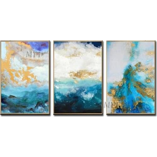 Mysterious Color Landscape Oil Paintings Modern Wedding Decor Wall Polychromatic Art Home Decoration For Living Room Unframed