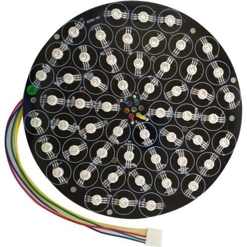 180mm Waterproof 54PC 3W LED Par light board for Stage lighting RGB LED 24V 36V Par Lamp Beads Led Light Source