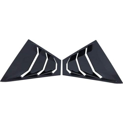 2PCS for Nissan Altima 2019-2021 Rear Side Window Louvers Air Vent Scoop Shades Cover Blinds Accessories