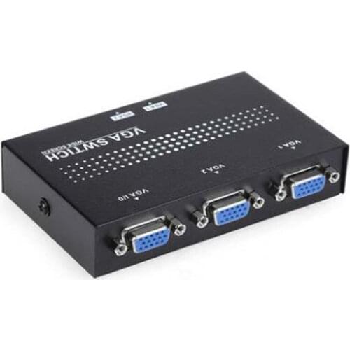 3pcs VGA Switch 2 into 1, High-definition Display Share, Two into One For Computer/Monitor