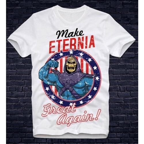 T-Shirt Skeletor Masters of the Universe ETERNIA make great again Retro Vintage