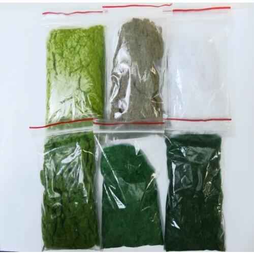 Artificial Tree Powder Sand Table Model Decor Micro Landscape Decoration Home Garden DIY Accessories Building Model Material