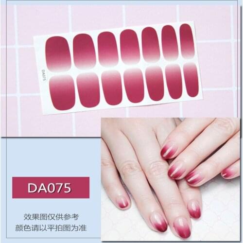 14Tips/Sheet Cute Animals Series Valentine Love Nail Polish Art Stickers Patch Manicure Nail Decoration Tools For Ladies