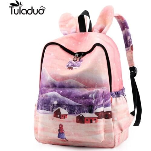Newest Women Backpack Girls Nylon Backpacks Mochila High Quality Laptop Shoulder Bags School Student Daypacks