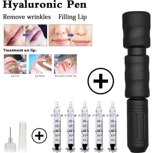 0.3ML Head Meso Injection Gun High Pressure Hyaluronic Acid Pen Lip Injection Anti Wrinkle Suitable For Permanent Makeup Needle