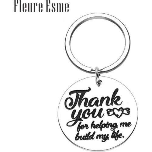 Teachers Mom Gifts Keychain from Son Daughter Kids To Mother Grandma Teacher Women Sister Friend Jewelry Teachers Day Gifts