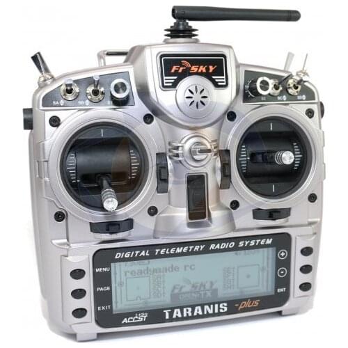 FrSky 2.4G Taranis X9D Plus + 16CH Telemetry Radio Transmitter (open source) | Plus Edition Remote w/ X8R / Radio Control Mode 2