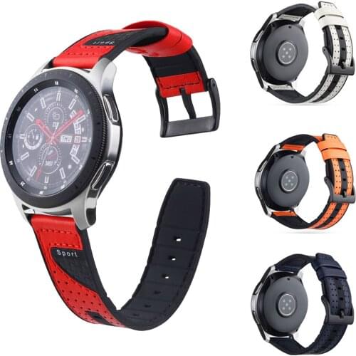 22mm Huawei Watch GT GT2 46MM Strap Silicone Leather Watchband Sport Band For Huawei Honor Magic /GT Active/Huami Amazfit Strap