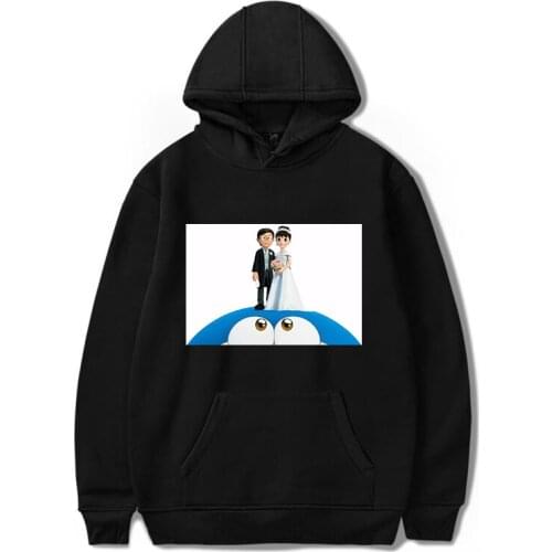 Hoodie Cool Women winter New Cartoon leisure Women Doraemon Loose Cartoon Swearshirt Long-sleeve Shirt Fashion Print Top hoodies