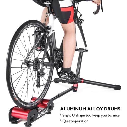 Cycling MTB Bike Indoor Roller Trainer Roller Resistance Portable Home Exercise Road Bicycle for 24-29" Bike Bike Trainer Stand