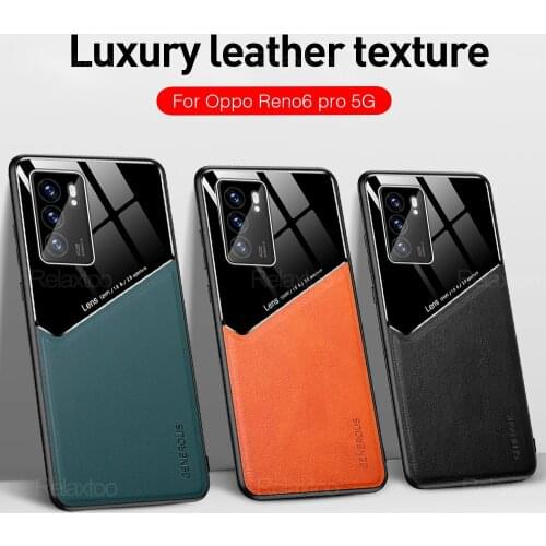 For OPPO Reno6 5G Case Magnetic Holder Phone Cover For Reno 6 5 4 F Pro Lite Plus Find X3 Realme GT Nro C20 V15 F19 A 54 94 74