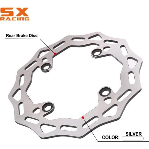 Motorcycle Rear Brake Disc Rotor For Honda SL230 XLR250R BAJA XR250 MOTARD XR250R XR400R XR600R XR230 CR250 CRF 250M 250L 250R